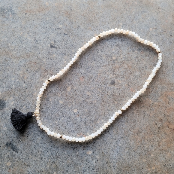 Silk Tassel Gold Wrap Bracelet - Picture 3 of 4